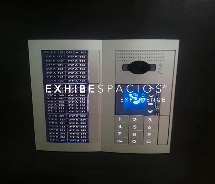 videoportero web en vestíbulos instalación en portal