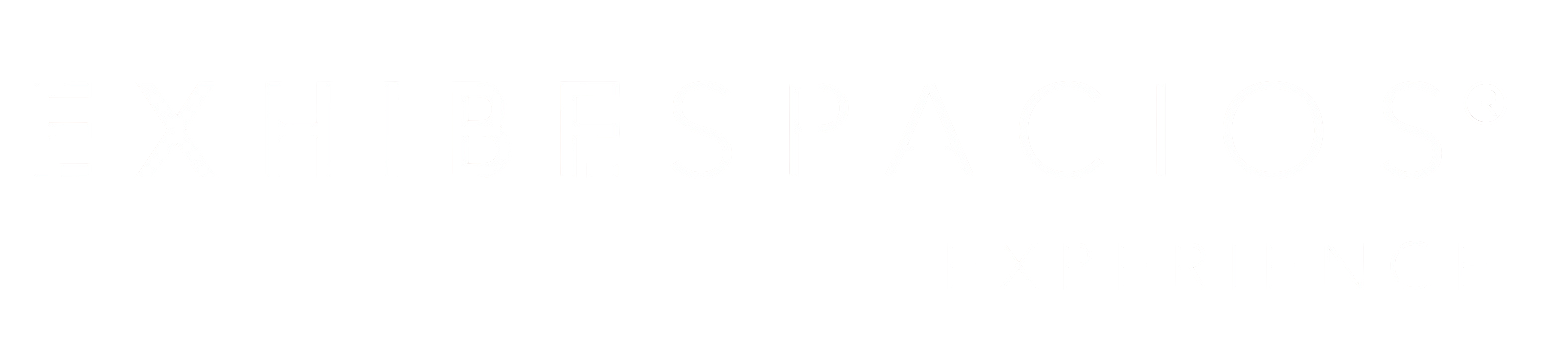 exhibespacios logo Letras Blancas tranparente