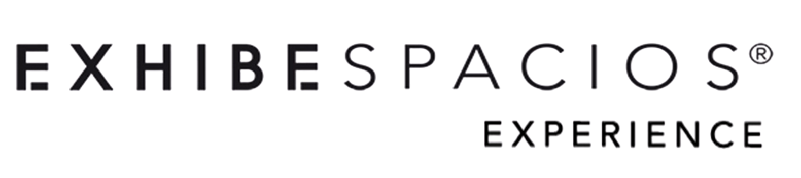 exhibespacios logo Letras Negras tranparente